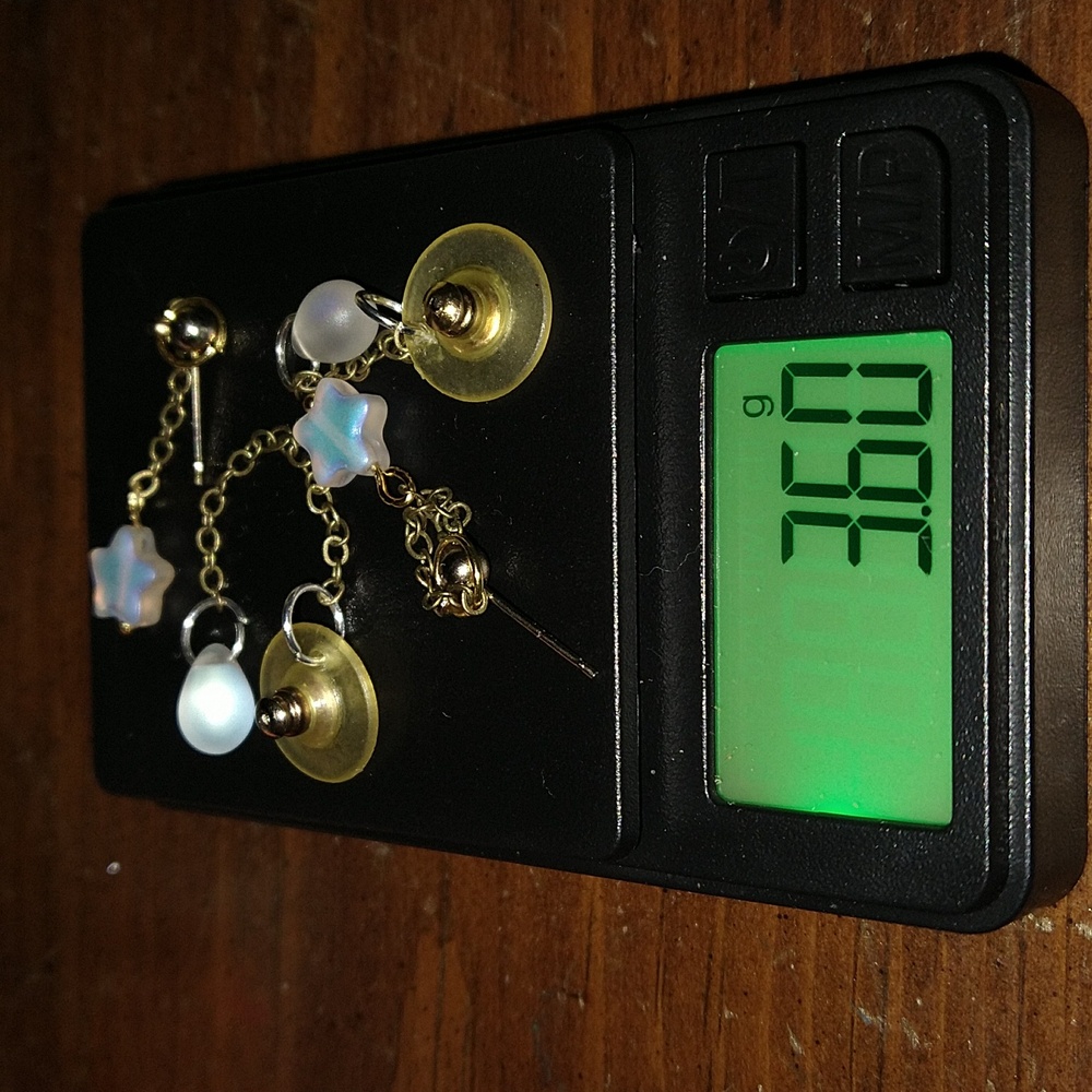 Mismatched Celestial Dangle Earrings - image 6